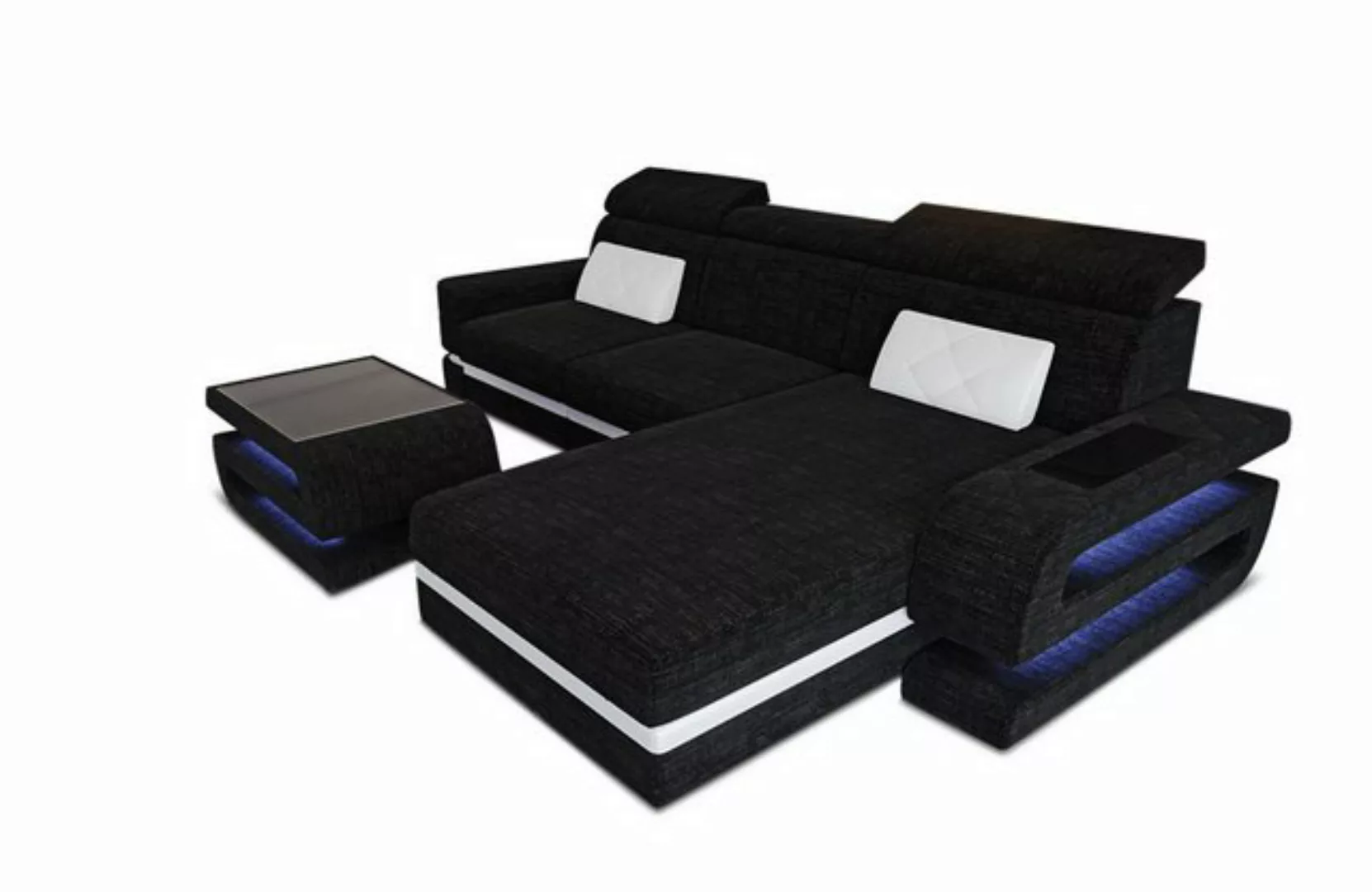 Sofa Dreams Ecksofa Stoff Couch Stoffsofa Bologna L Form Polstersofa, Webst günstig online kaufen