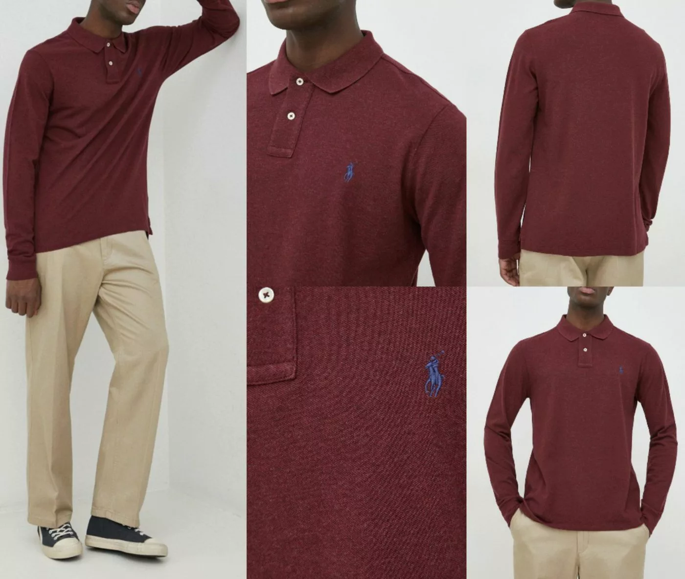 Ralph Lauren Poloshirt Polo Ralph Lauren Slim-Fit Polohemd Weiches Hemd T-S günstig online kaufen
