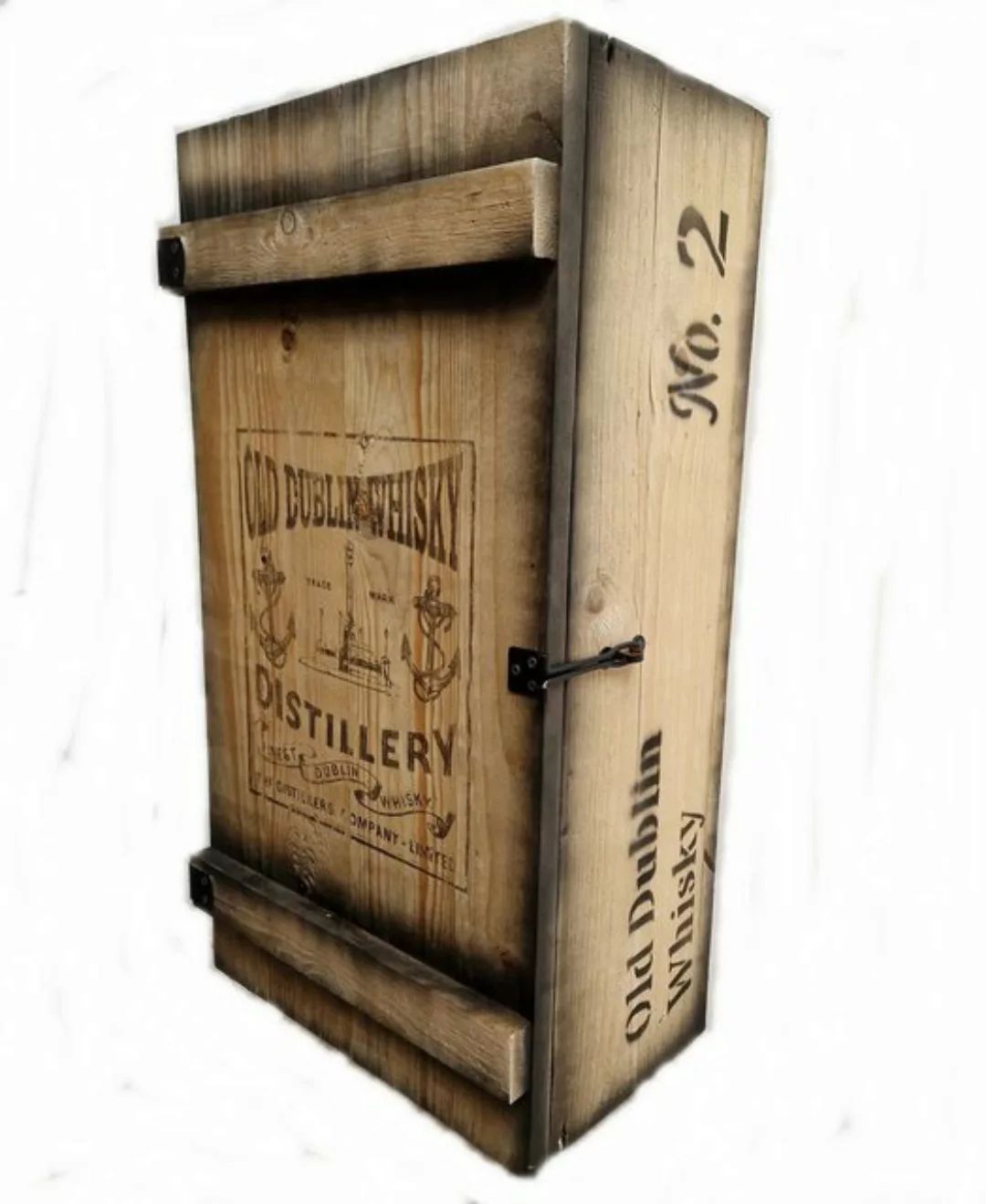 Beekmann´s Barschrank Frachtkiste / Barschrank Barkiste OLD DUBLIN WHISKY E günstig online kaufen