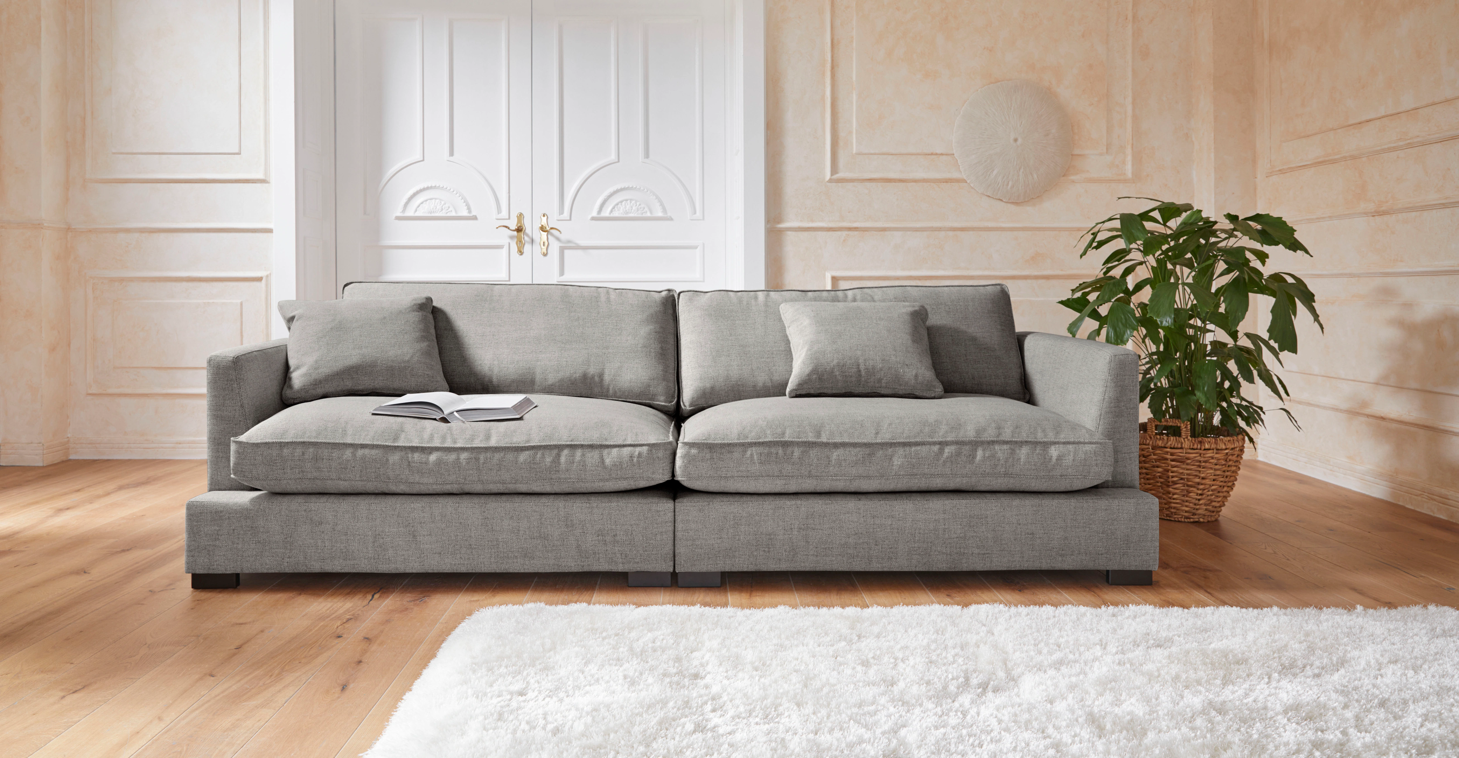 Guido Maria Kretschmer Home&Living Big-Sofa "Annera", weicher Sitzkomfort, günstig online kaufen