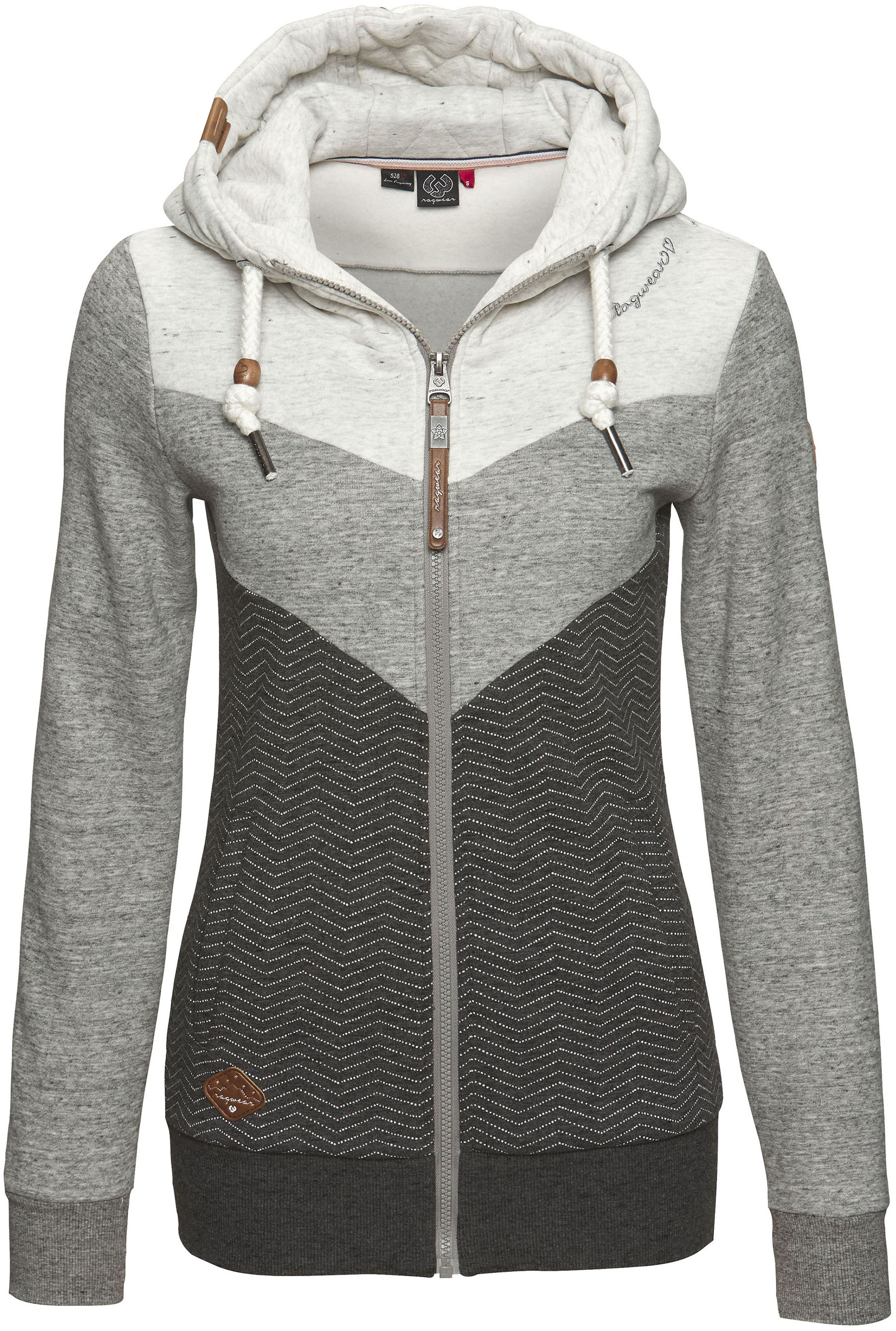 Ragwear Sweatjacke "TREGA ZIP O", im Colorblocking-Design günstig online kaufen