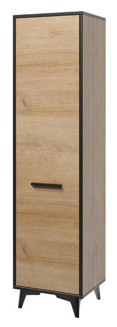 Xlmoebel Kleiderschrank Holz Kleiderschrank für das Wohnzimmer Braun (1-St. günstig online kaufen