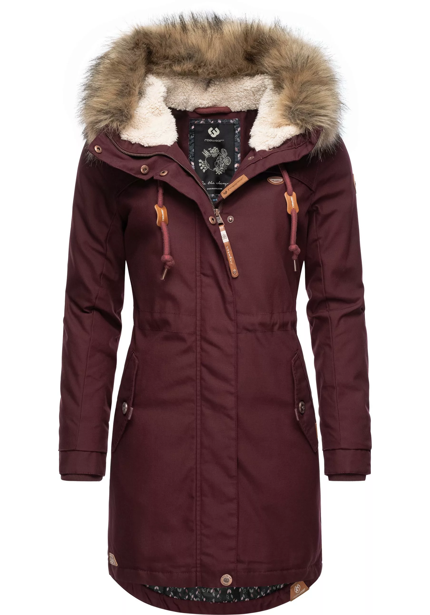 Ragwear Winterjacke "Tawny", mit Kapuze, stylischer Winterparka mit großer günstig online kaufen