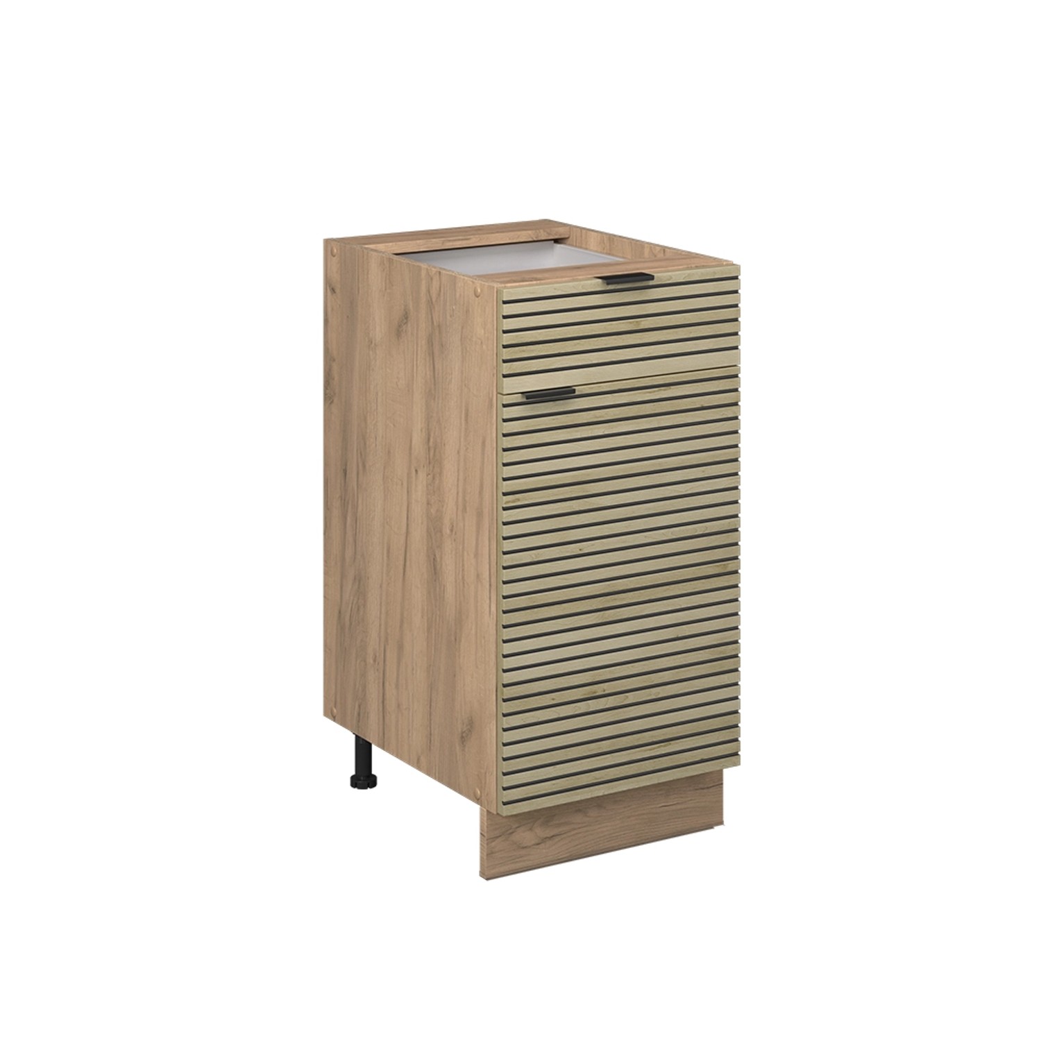Vicco Unterschrank Fame-Line, Eiche Paneel/Goldkraft Eiche, günstig online kaufen