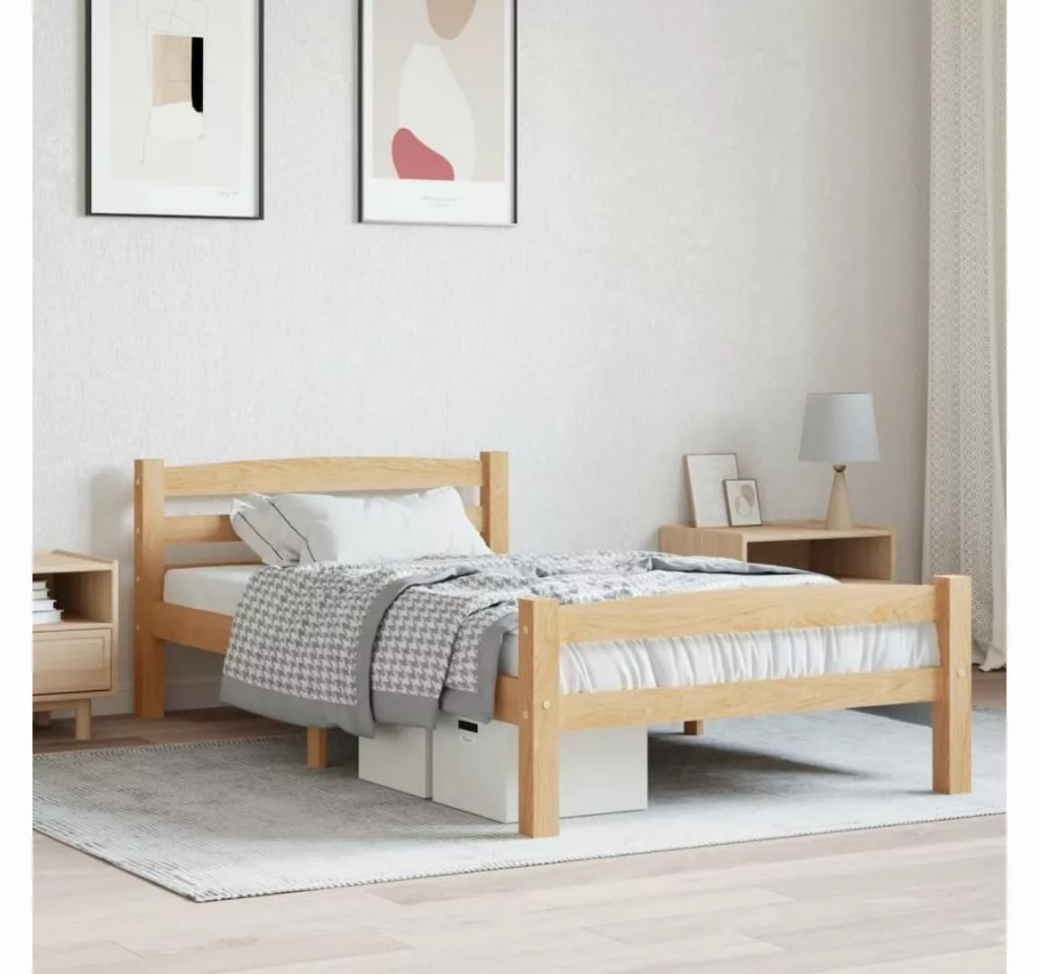 furnicato Bett Massivholzbett Kiefernholz 100x200 cm günstig online kaufen