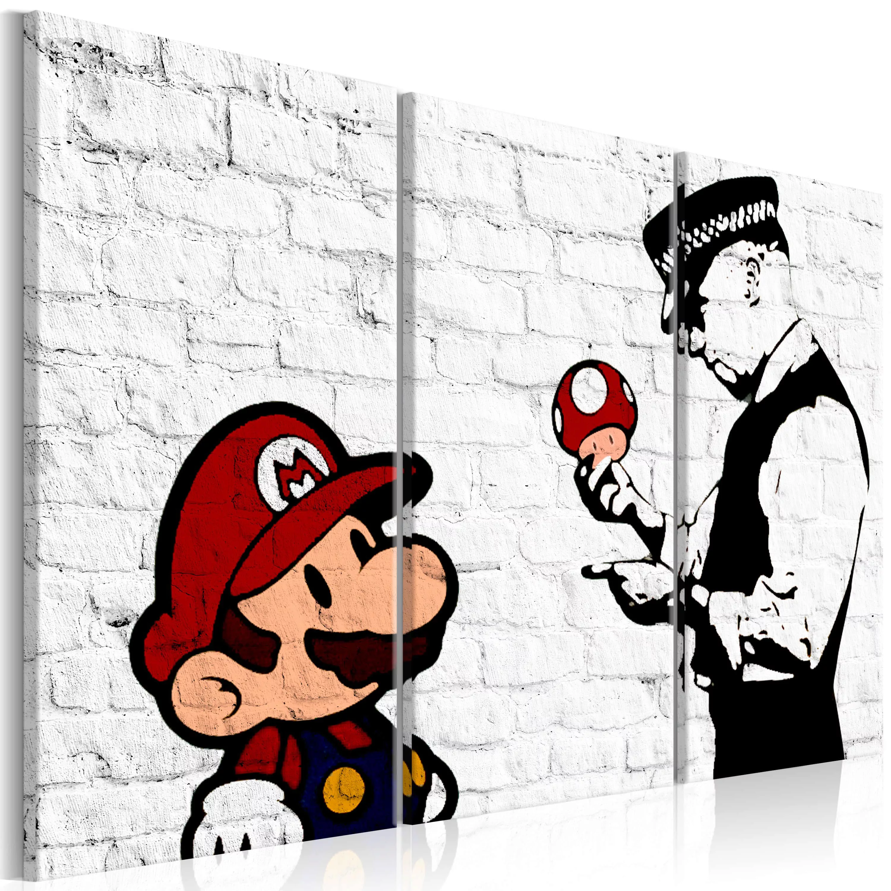 Wandbild - Mario Bros (Banksy) günstig online kaufen