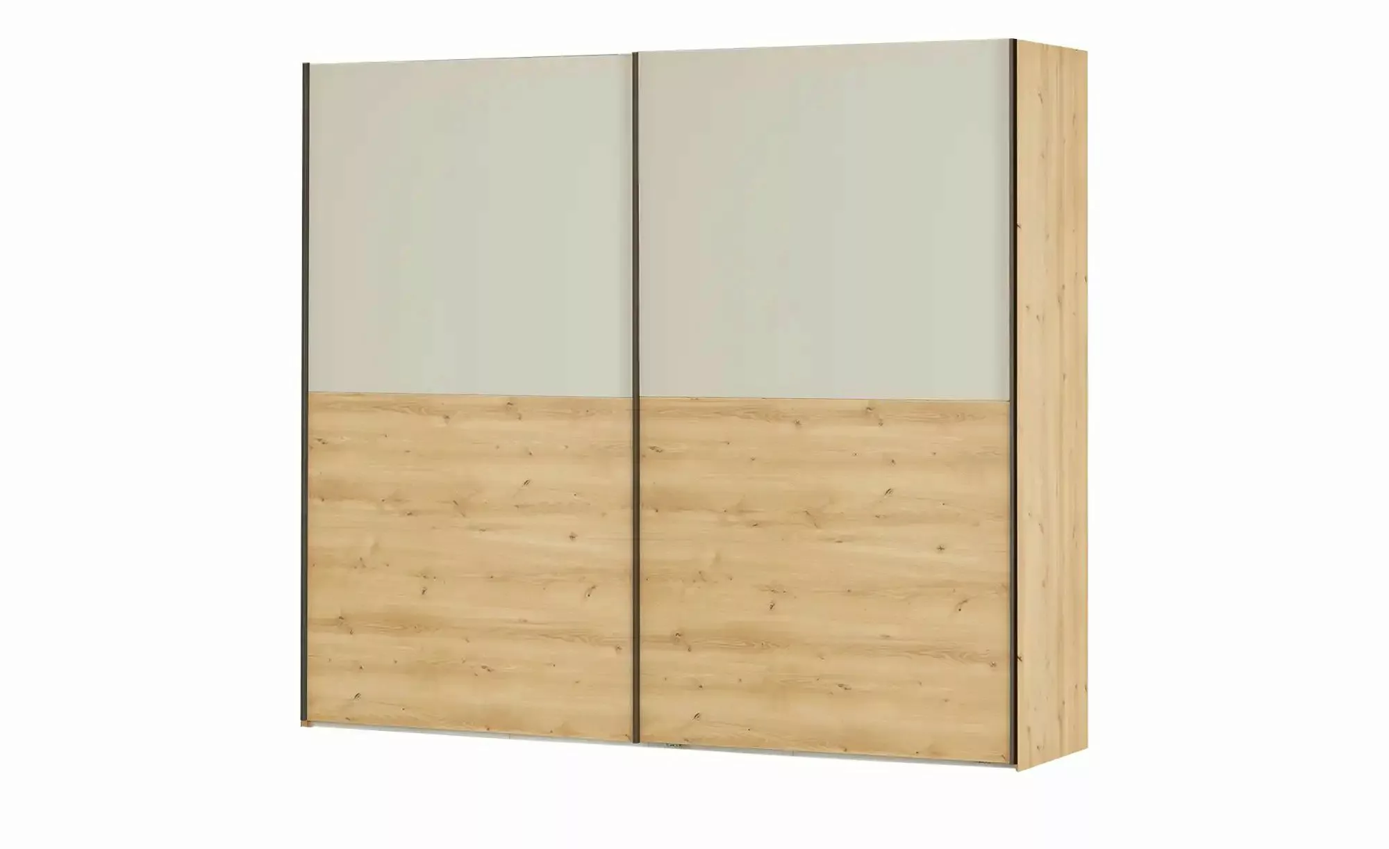 uno Schwebetürenschrank  2-türig  Riva ¦ holzfarben ¦ Maße (cm): B: 246,3 H günstig online kaufen