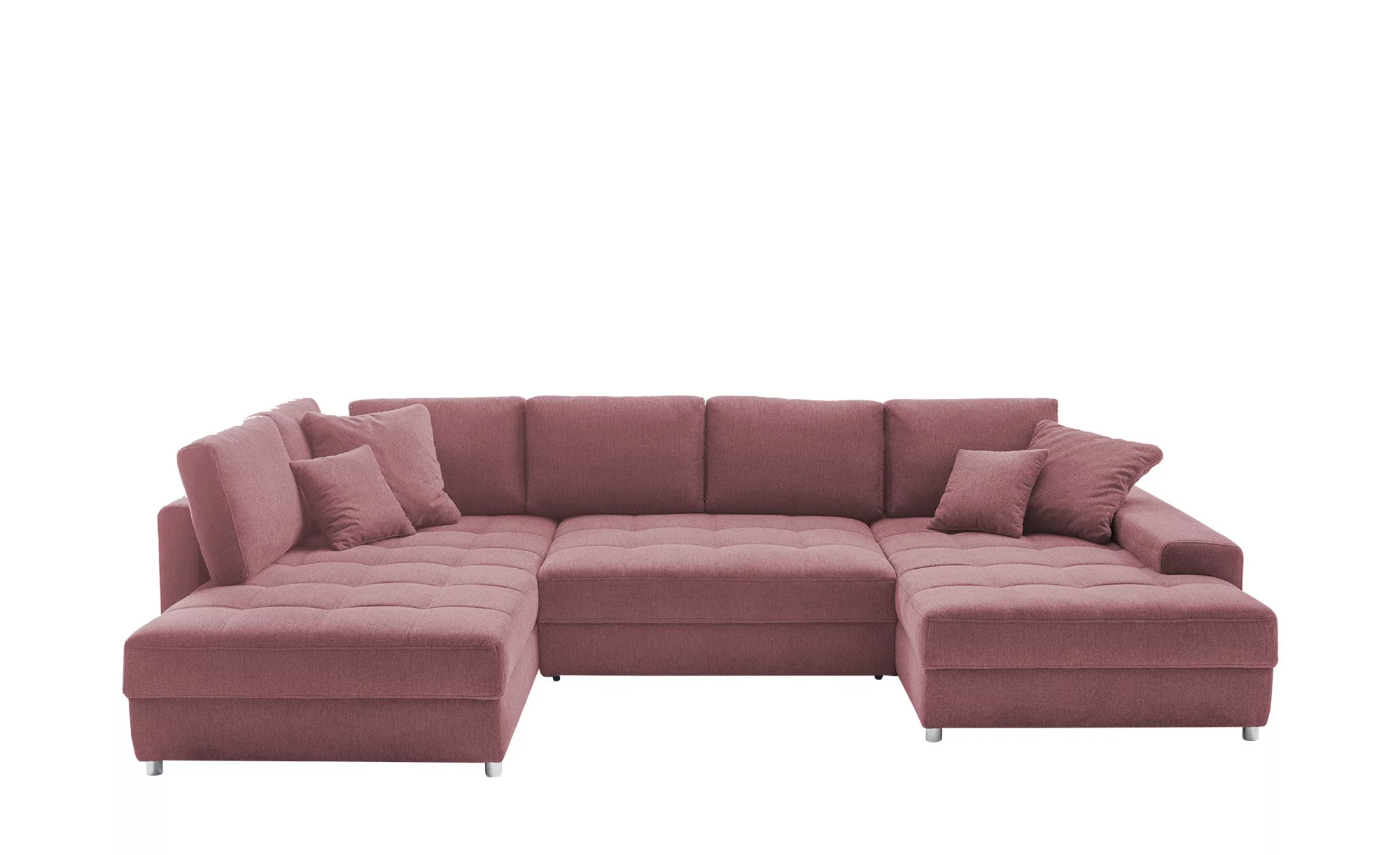 bobb Wohnlandschaft  Arissa de Luxe - rosa/pink - 353 cm - 181 cm - Polster günstig online kaufen