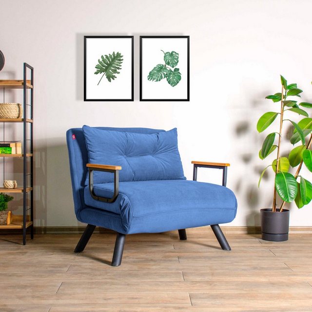 Skye Decor Sofa FTN2324, Blau, Schlafsofas, Rahmen: 100% Metall günstig online kaufen