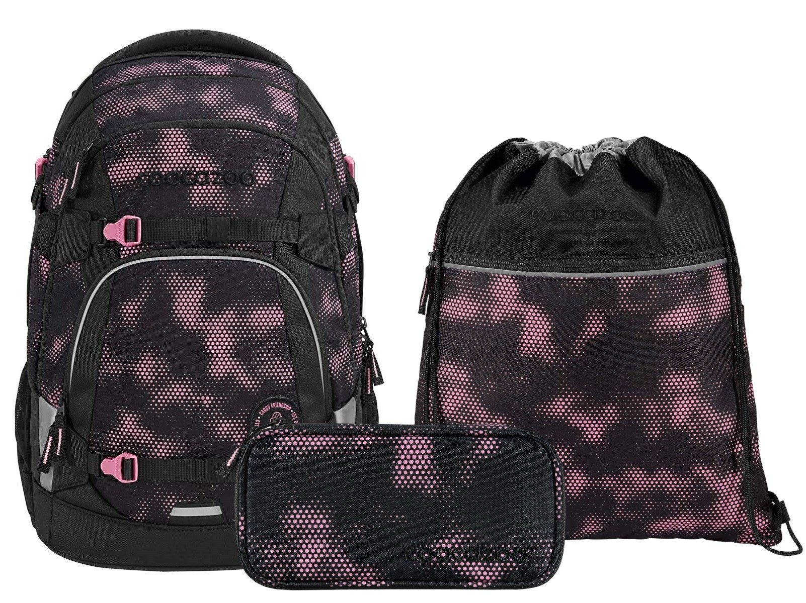 coocazoo Schulranzen Schulrucksack-Set MATE Pink Illusion günstig online kaufen