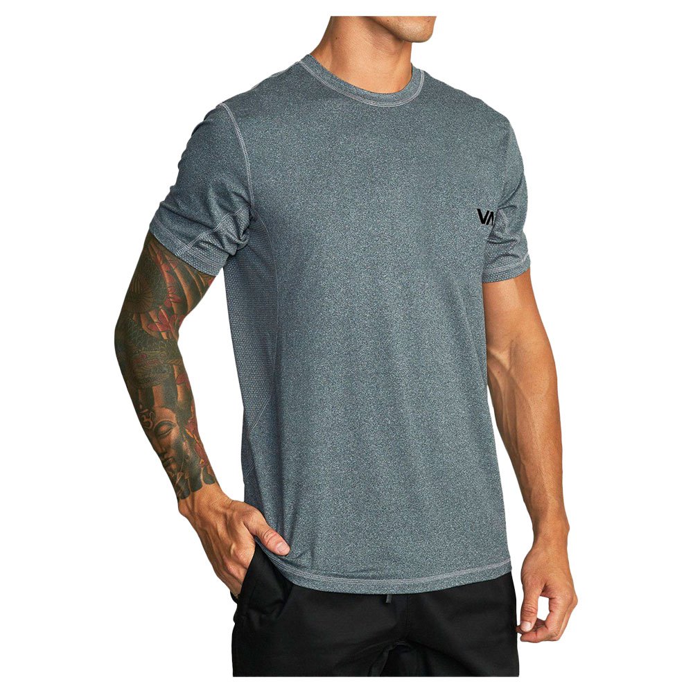 Rvca Sport Vent Kurzarm T-shirt XL Charcoal Heathe günstig online kaufen
