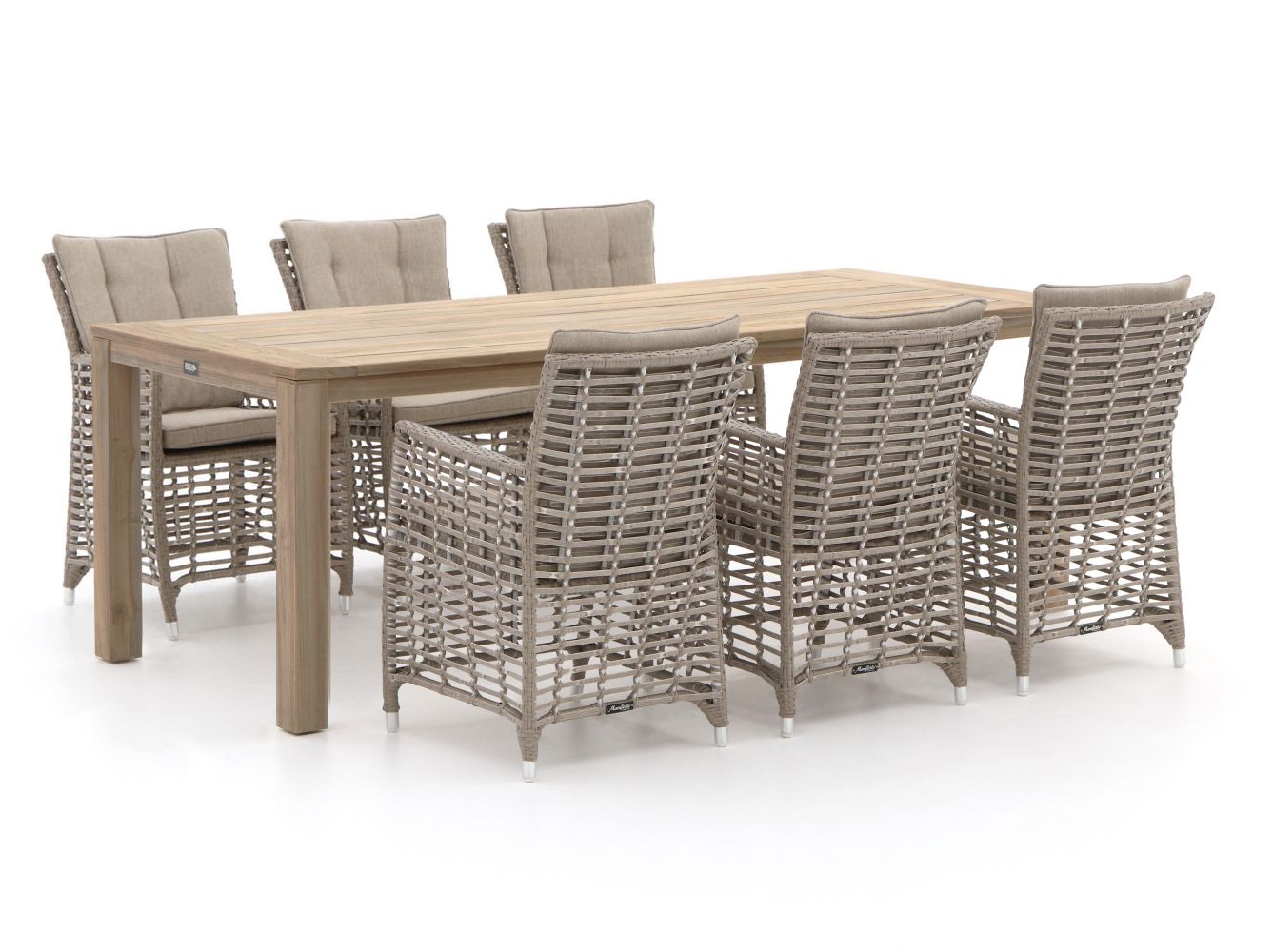 Manifesto Ortello/ROUGH-S 220 cm Gartenmöbel-Set 7-teilig günstig online kaufen