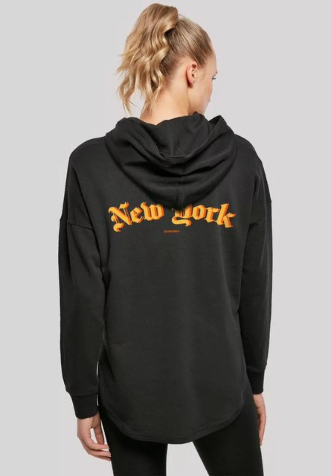 F4NT4STIC Kapuzenpullover "New York Orange OVERSIZE HOODIE", Print günstig online kaufen