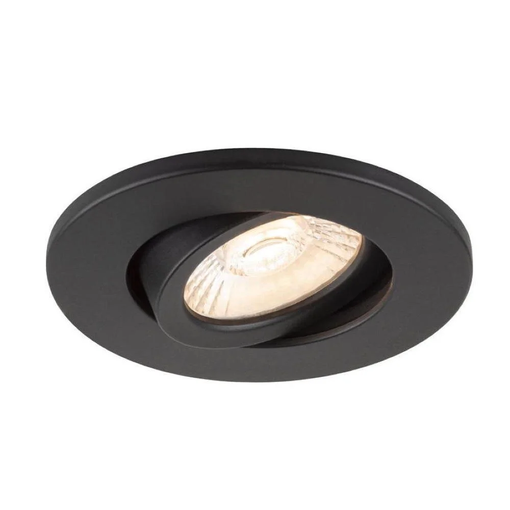 LED Einbauleuchte Universal Downlight Move in Schwarz 8W 680lm mit Abdeckun günstig online kaufen