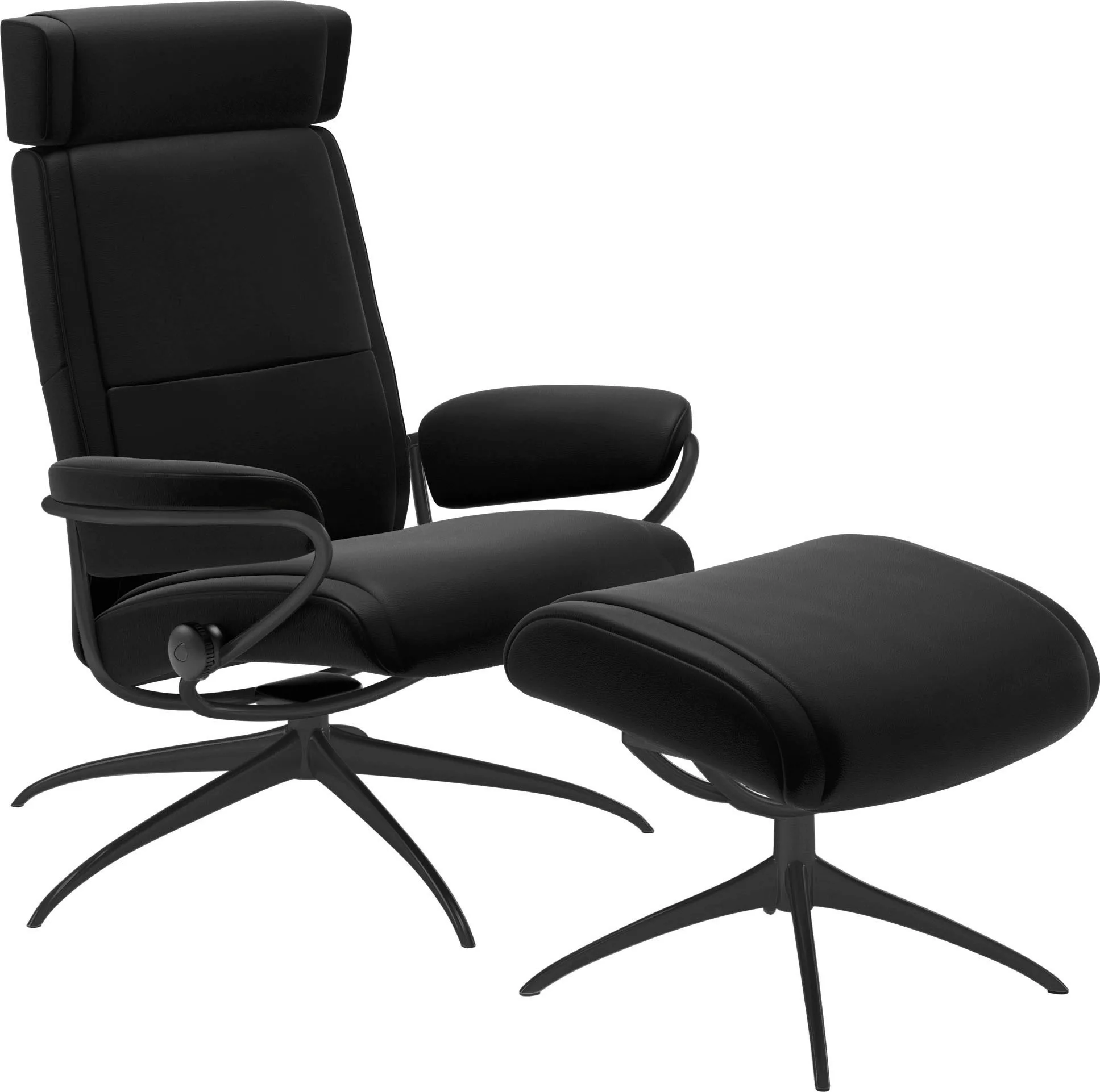 Stressless® Relaxsessel »Paris«, (Set, Relaxsessel mit Hocker), mit Hocker, günstig online kaufen