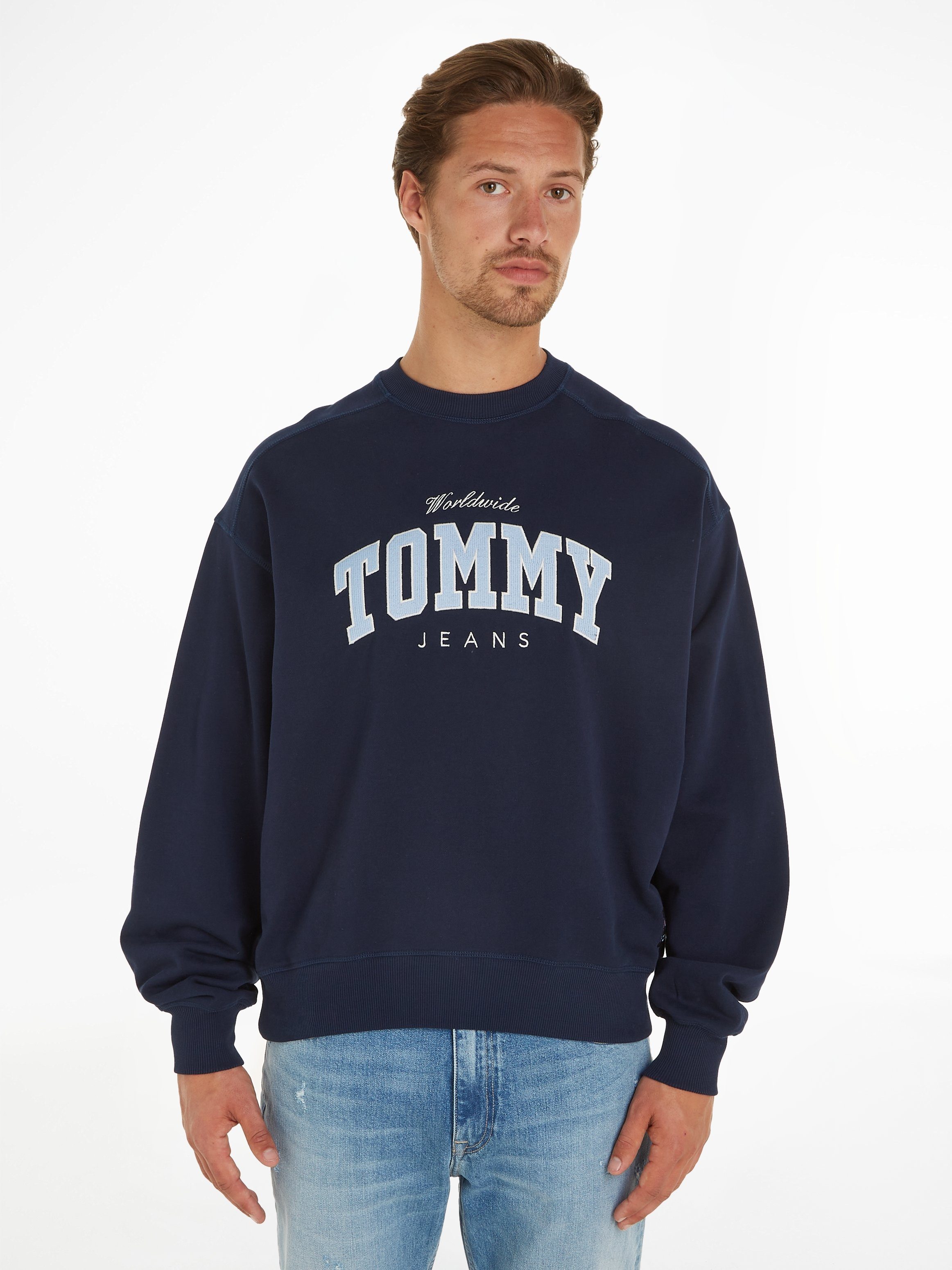 Tommy Jeans Sweatshirt TJM BOXY VARSITY günstig online kaufen