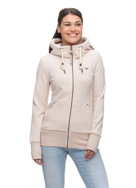 Ragwear Hoodie Damen Neska Zip Beige Melange günstig online kaufen