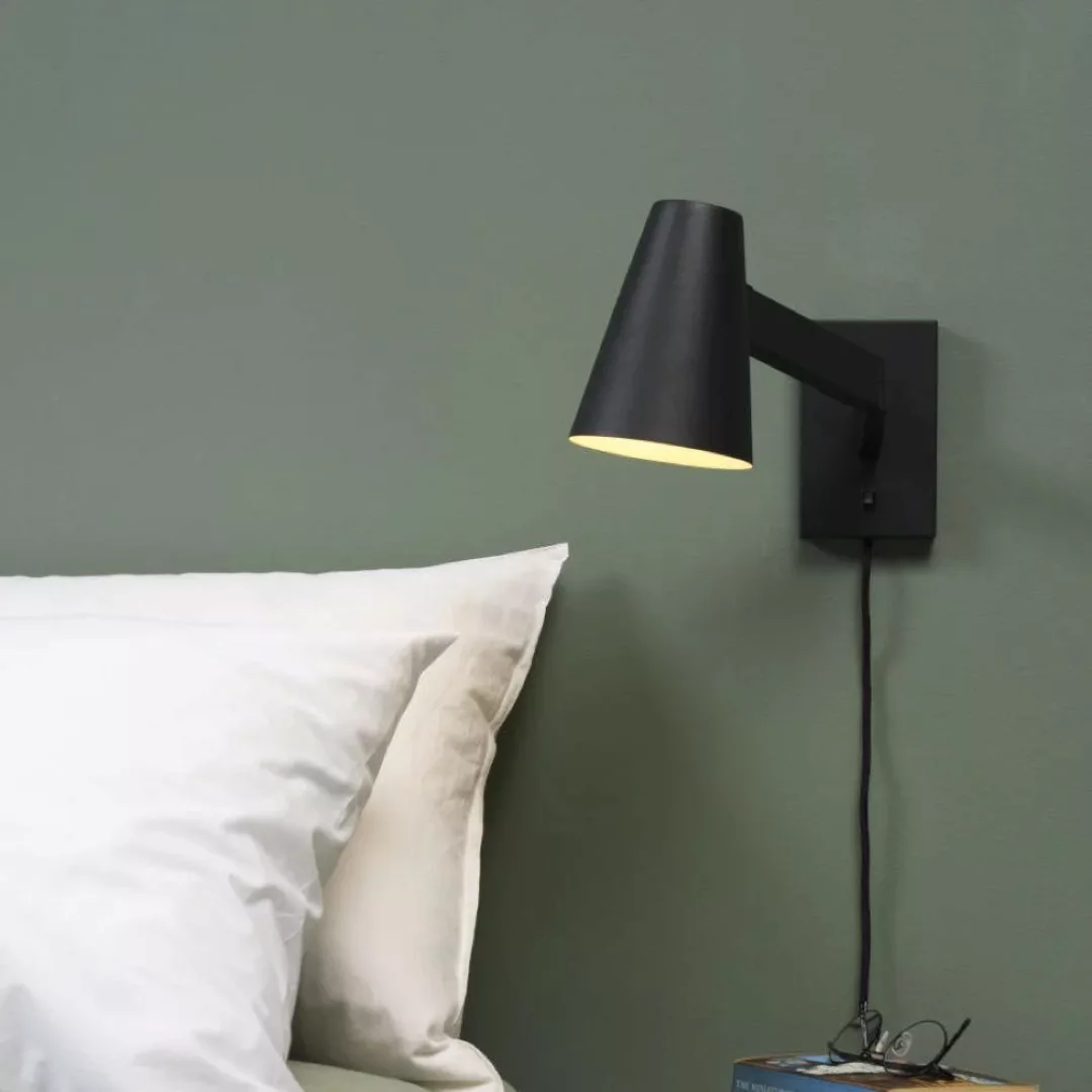 It's about RoMi Biarritz Wandlampe, 40cm, schwarz günstig online kaufen