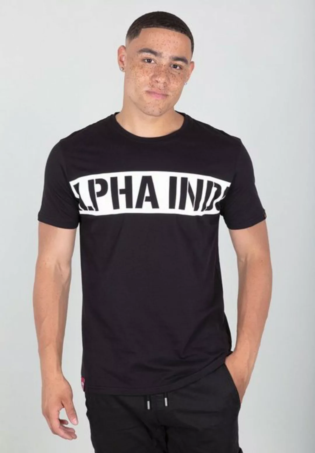 Alpha Industries T-Shirt ALPHA INDUSTRIES Men - T-Shirts Printed Stripe T günstig online kaufen