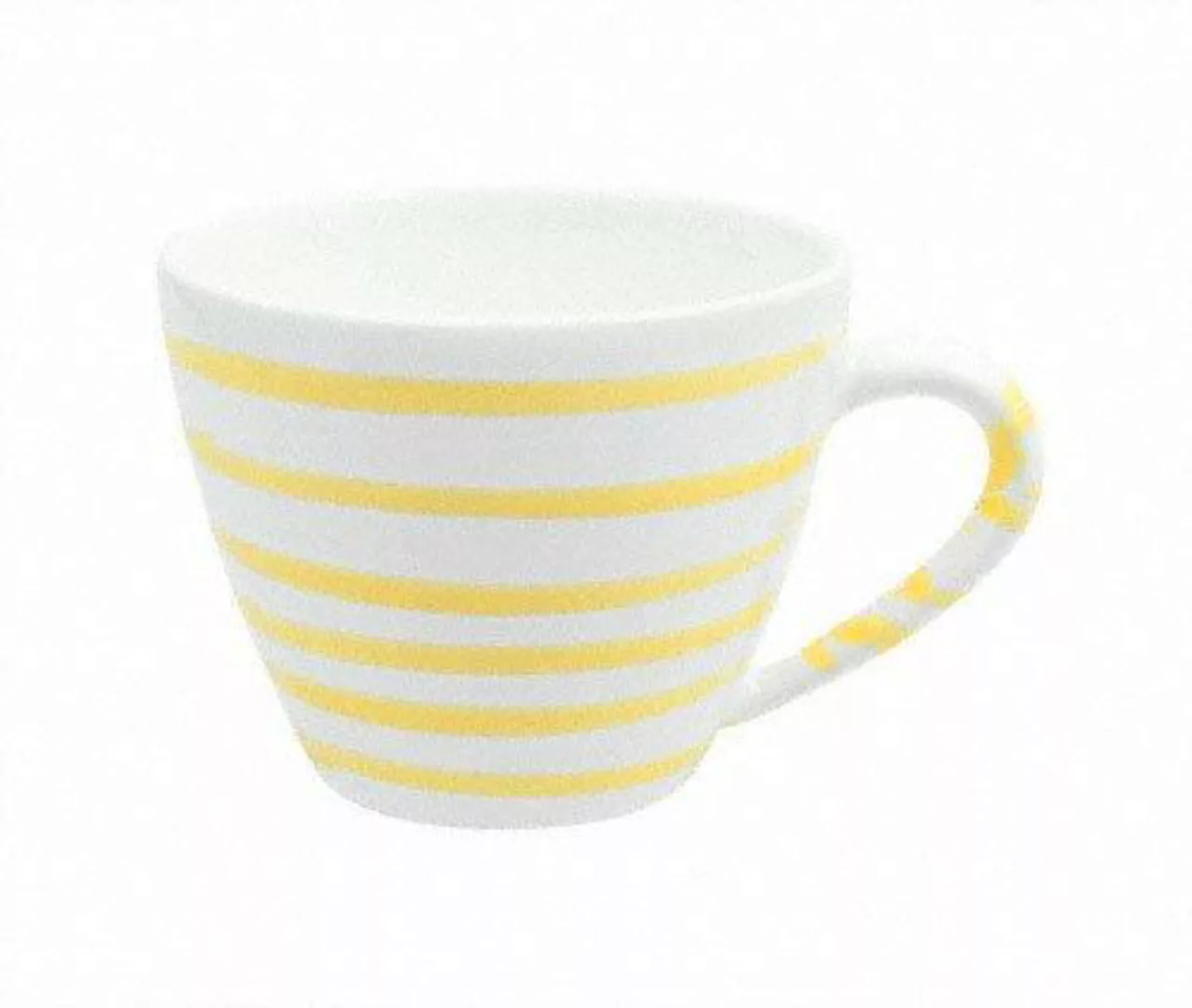 Gmundner Keramik Gelbgeflammt Kaffee-Obertasse Gourmet 0,2 L / h: 7,5 cm günstig online kaufen