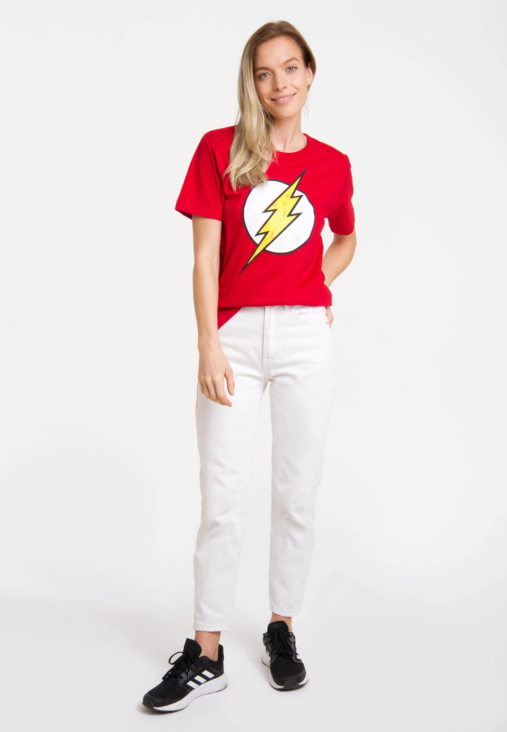 LOGOSHIRT T-Shirt "DC Comics - Flash Logo" günstig online kaufen