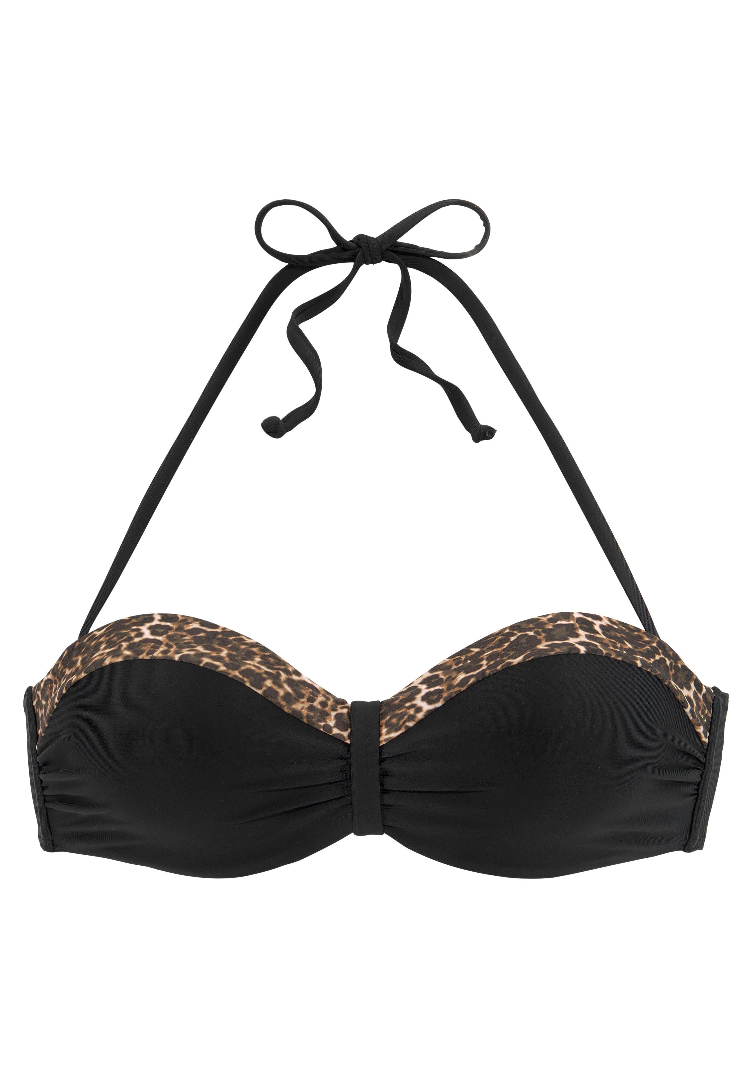 LASCANA Bügel-Bandeau-Bikini-Top Adele, mit trendigen Details günstig online kaufen