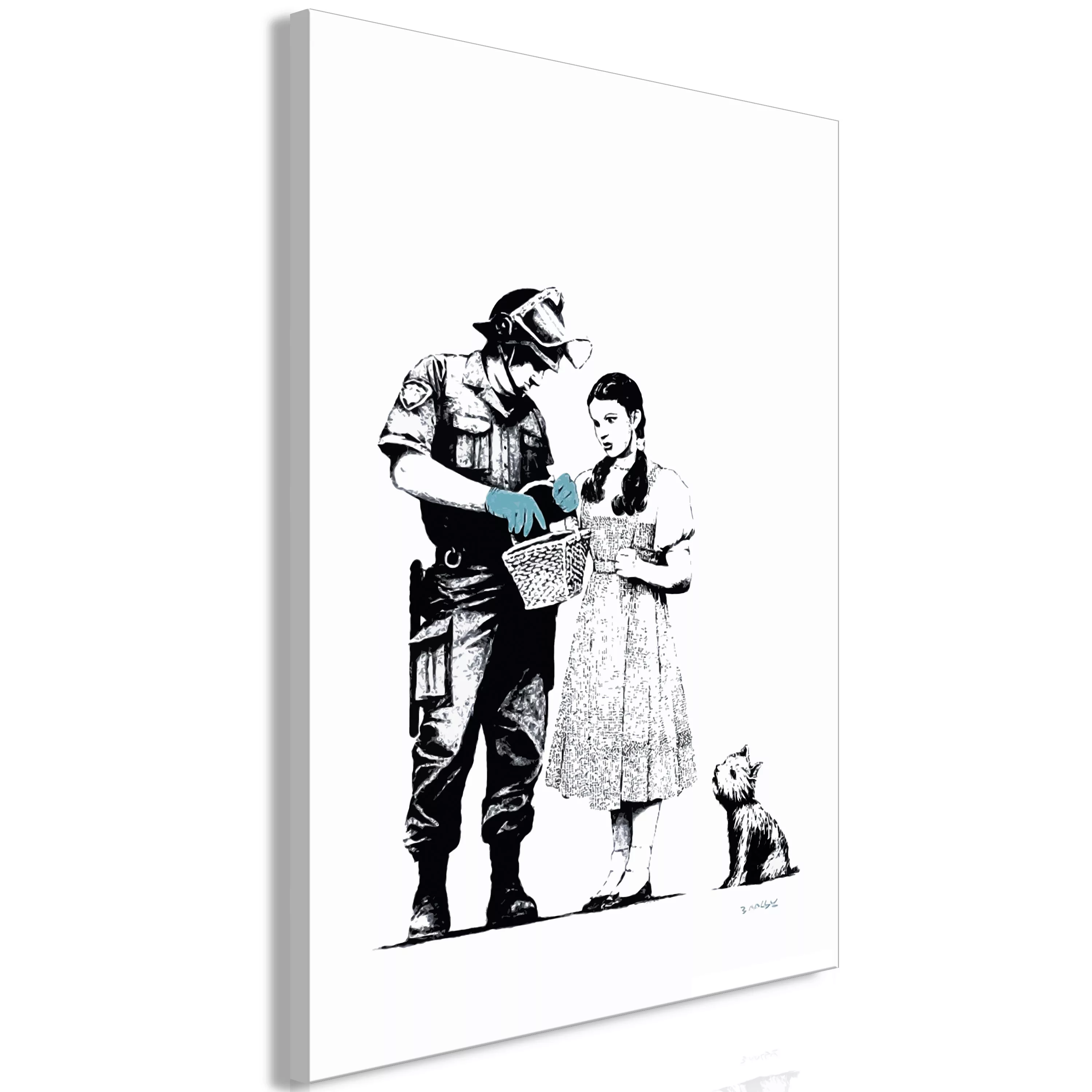 Wandbild - Dorothy And Policeman (1 Part) Vertical günstig online kaufen