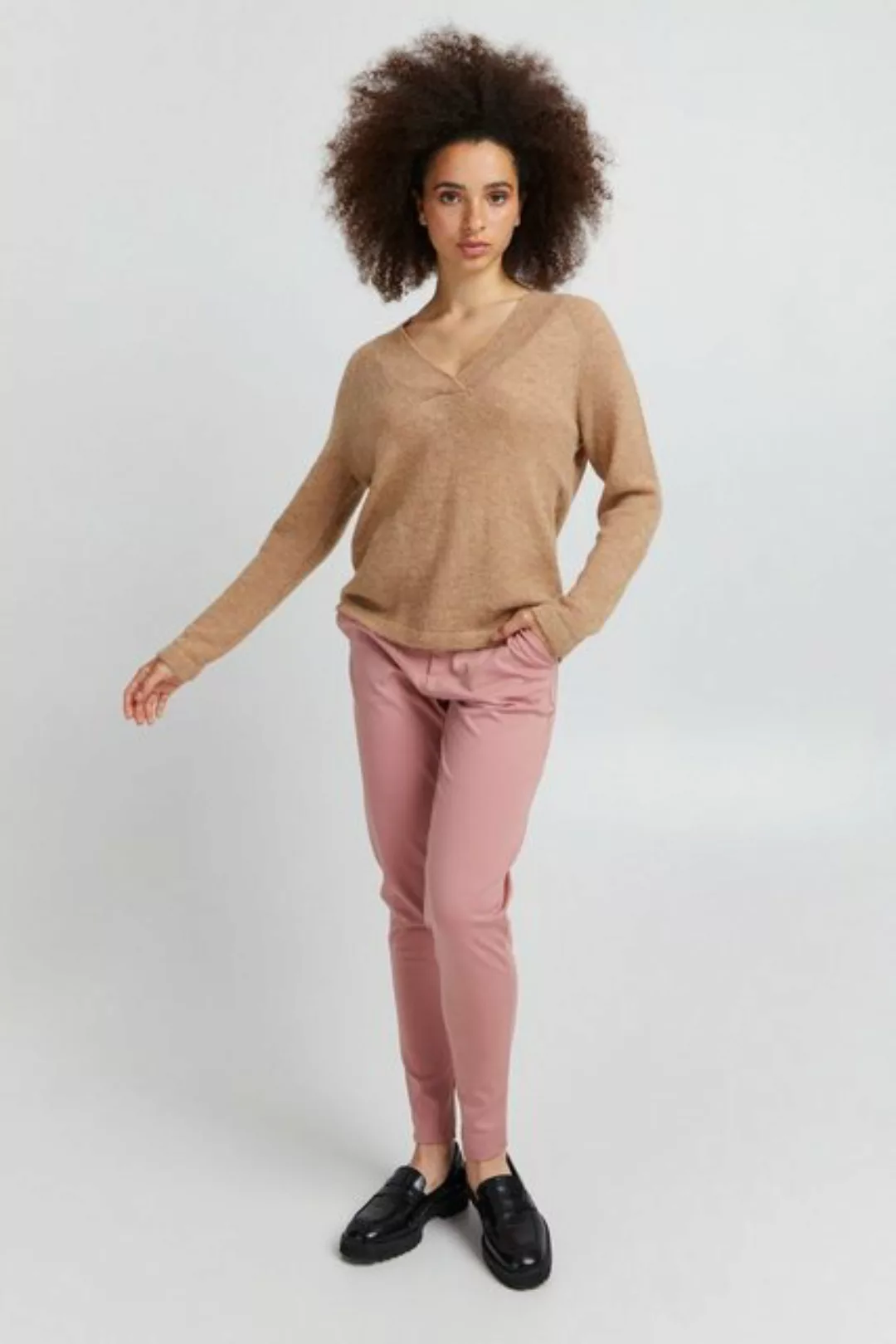 Ichi V-Ausschnitt-Pullover IHKAMARA V LS 20116697 günstig online kaufen