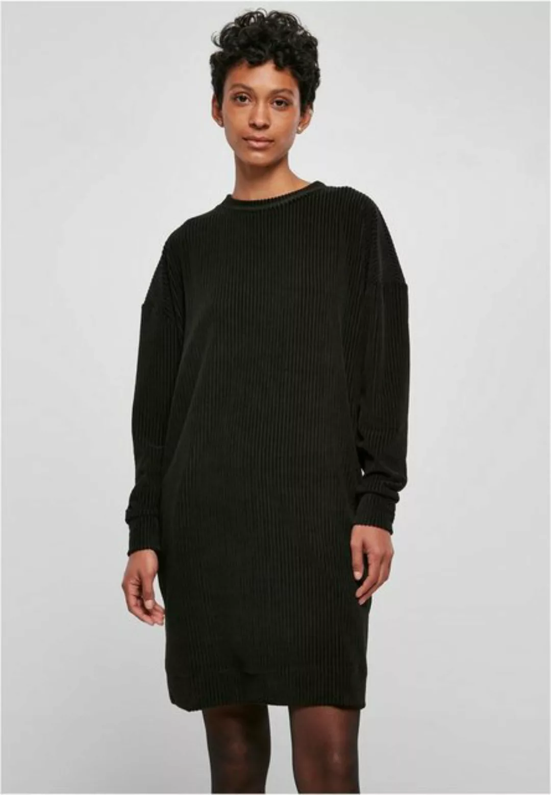 URBAN CLASSICS Jerseykleid "Damen Ladies Velvet Rib Crew Dress", (1 tlg.) günstig online kaufen