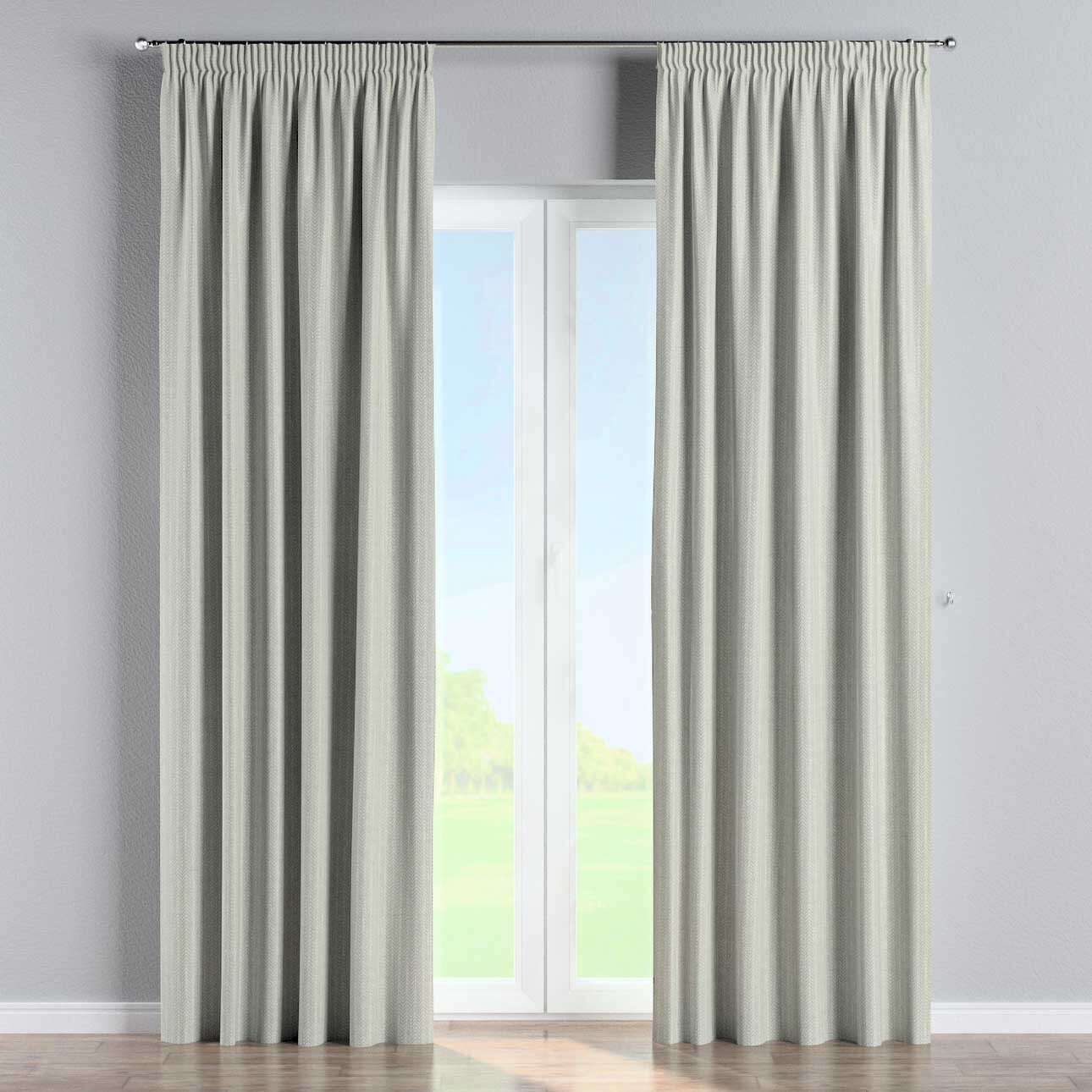 Vorhang mit Kräuselband, silbern-grau, Imperia Premium (144-10) günstig online kaufen