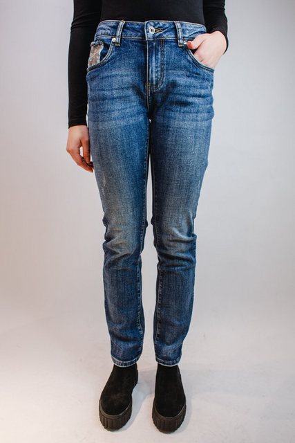 Blue Monkey 5-Pocket-Jeans Jeans Blue Monkey blau günstig online kaufen