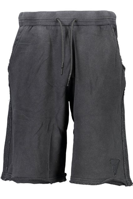 GUESS JEANS 5-Pocket-Hose Herrenschwarze Bermudashorts aus Bio-Baumwolle mi günstig online kaufen