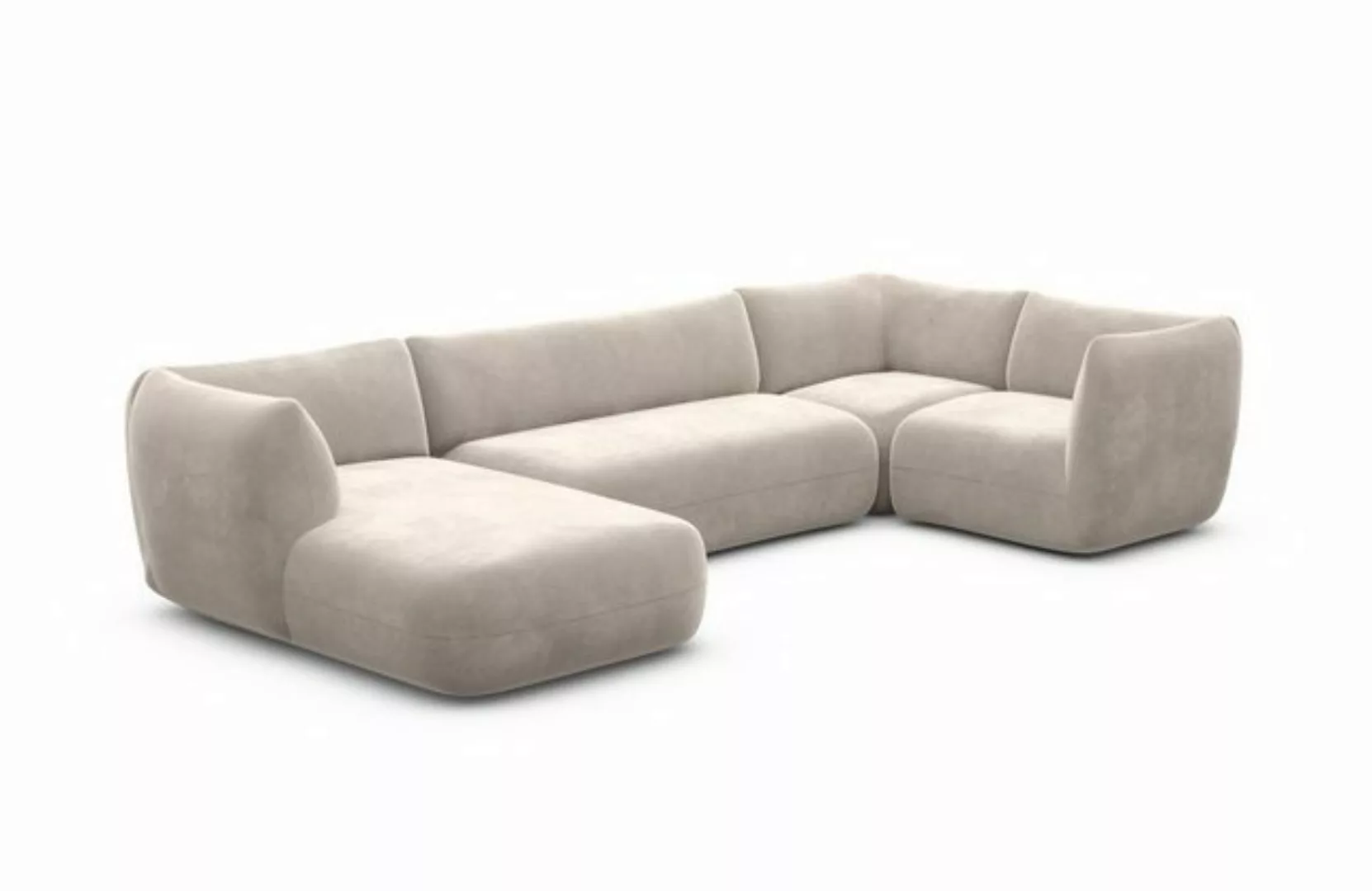 Sofa Dreams Wohnlandschaft Sofa Stoff Polstersofa Stoffcouch Stoffsofa Madr günstig online kaufen