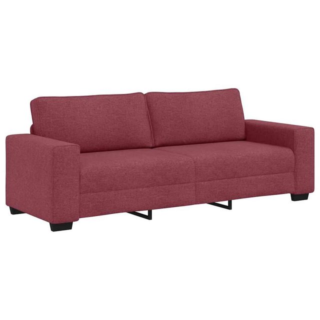 vidaXL Sofa 3-Sitzer-Sofa Weinrot 180 cm Stoff günstig online kaufen