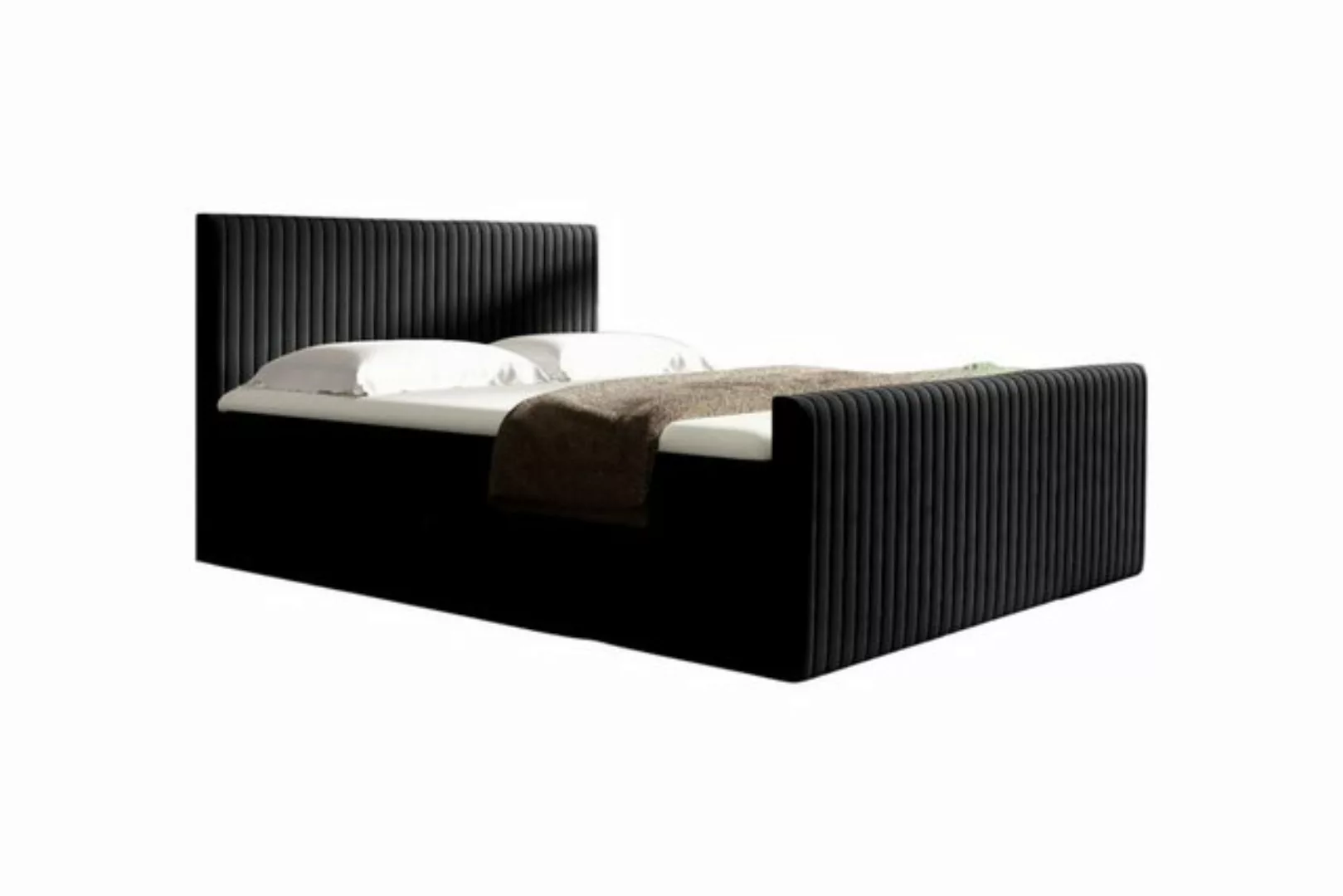 yourhouse24 Boxspringbett Chesterfield mit 2 Bettkästen, Doppelbett mit Bon günstig online kaufen