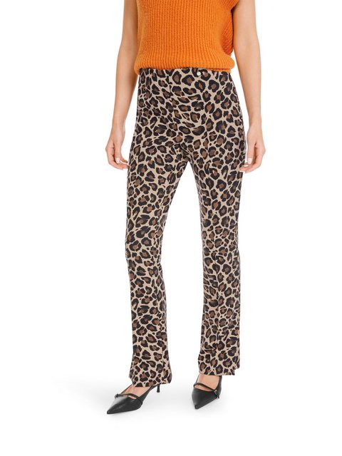 Marc Cain Stoffhose "Wild Life" Premium Damenmode Leo-Modell FREDERICA aus günstig online kaufen