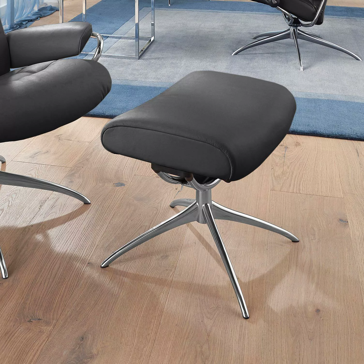 Stressless® Fußhocker »London«, mit Star Base, Gestell Chrom günstig online kaufen