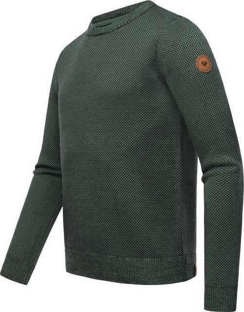 Ragwear Strickpullover "Larrs", stylischer Herren Sweatpullover mit Rippbün günstig online kaufen