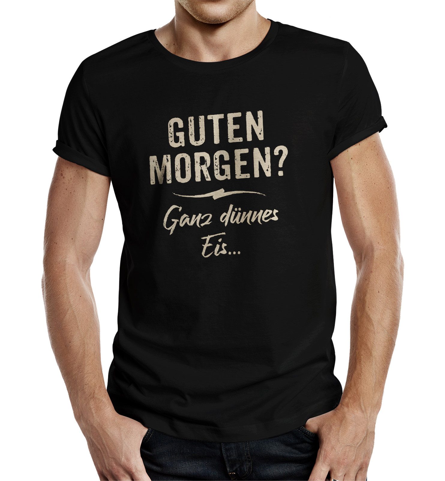 RAHMENLOS® T-Shirt für Morgenmuffel: Guten Morgen? günstig online kaufen