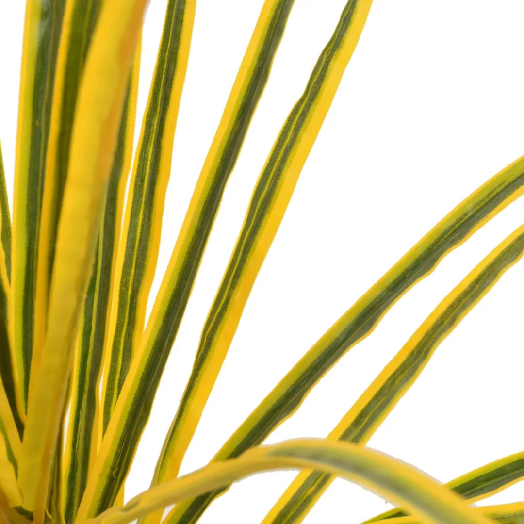 Künstliche Pflanze Dracaena Mit Topf Gelb 125 Cm günstig online kaufen