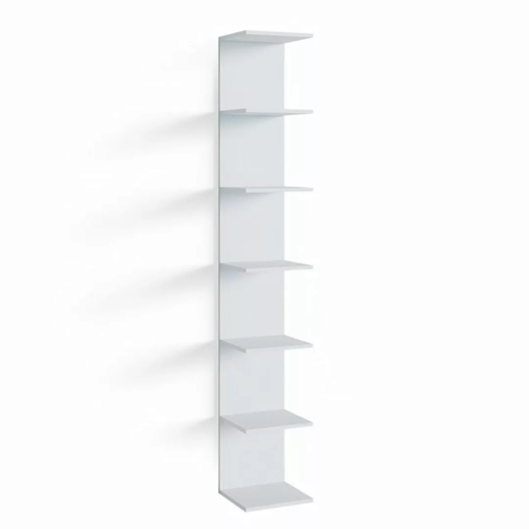 Vicco Bücherregal Paolo, Weiß, 30 x 190 cm günstig online kaufen