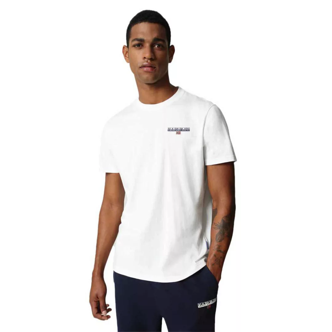 Napapijri S-ice 1 Kurzärmeliges T-shirt L Bright White günstig online kaufen