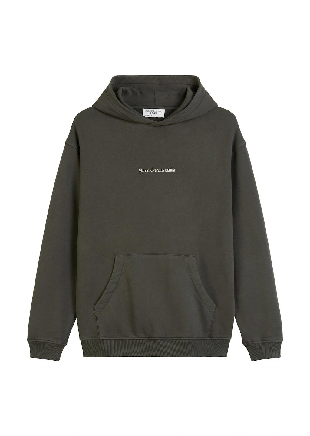 Marc OPolo DENIM Hoodie, relaxed fit, Kängurutasche, Logoschriftzug günstig online kaufen