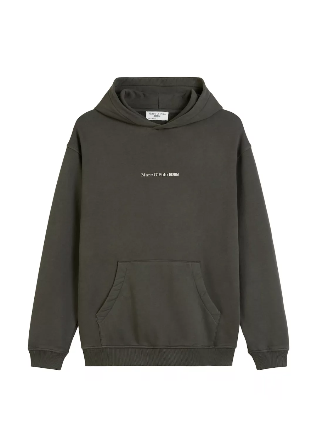 Marc OPolo DENIM Hoodie, relaxed fit, Kängurutasche, Logoschriftzug günstig online kaufen