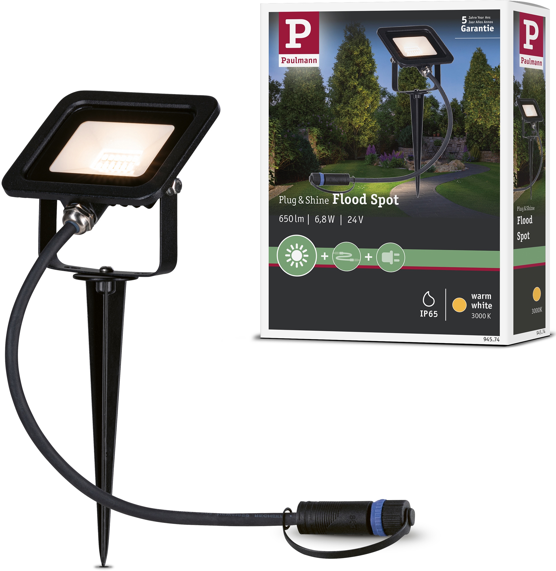 Paulmann LED Gartenstrahler "Flood", 1 flammig, Leuchtmittel LED-Modul  LED günstig online kaufen