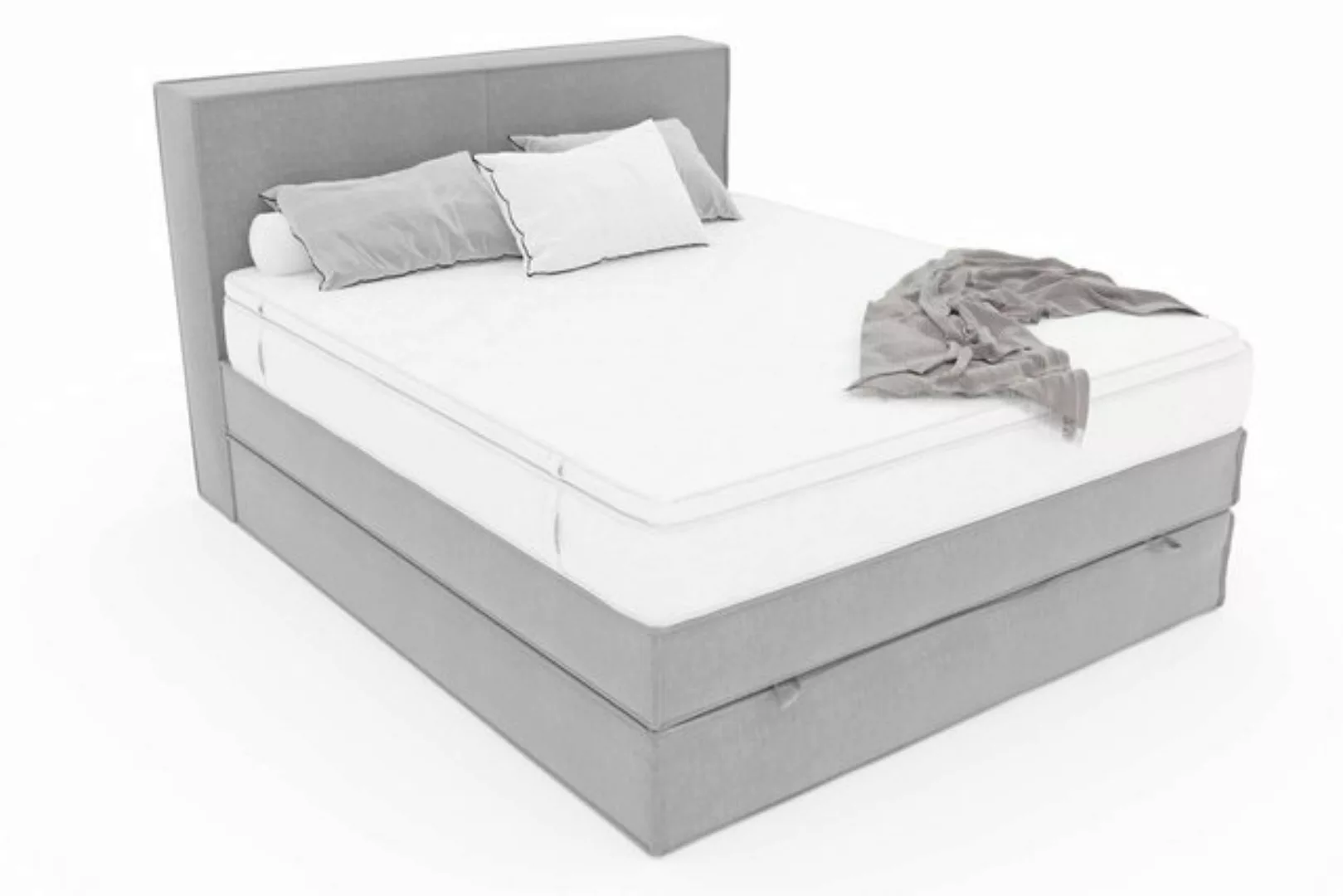 Stylefy Boxspringbett Sidney (Schlafzimmerbett, Bett), gepolstert günstig online kaufen