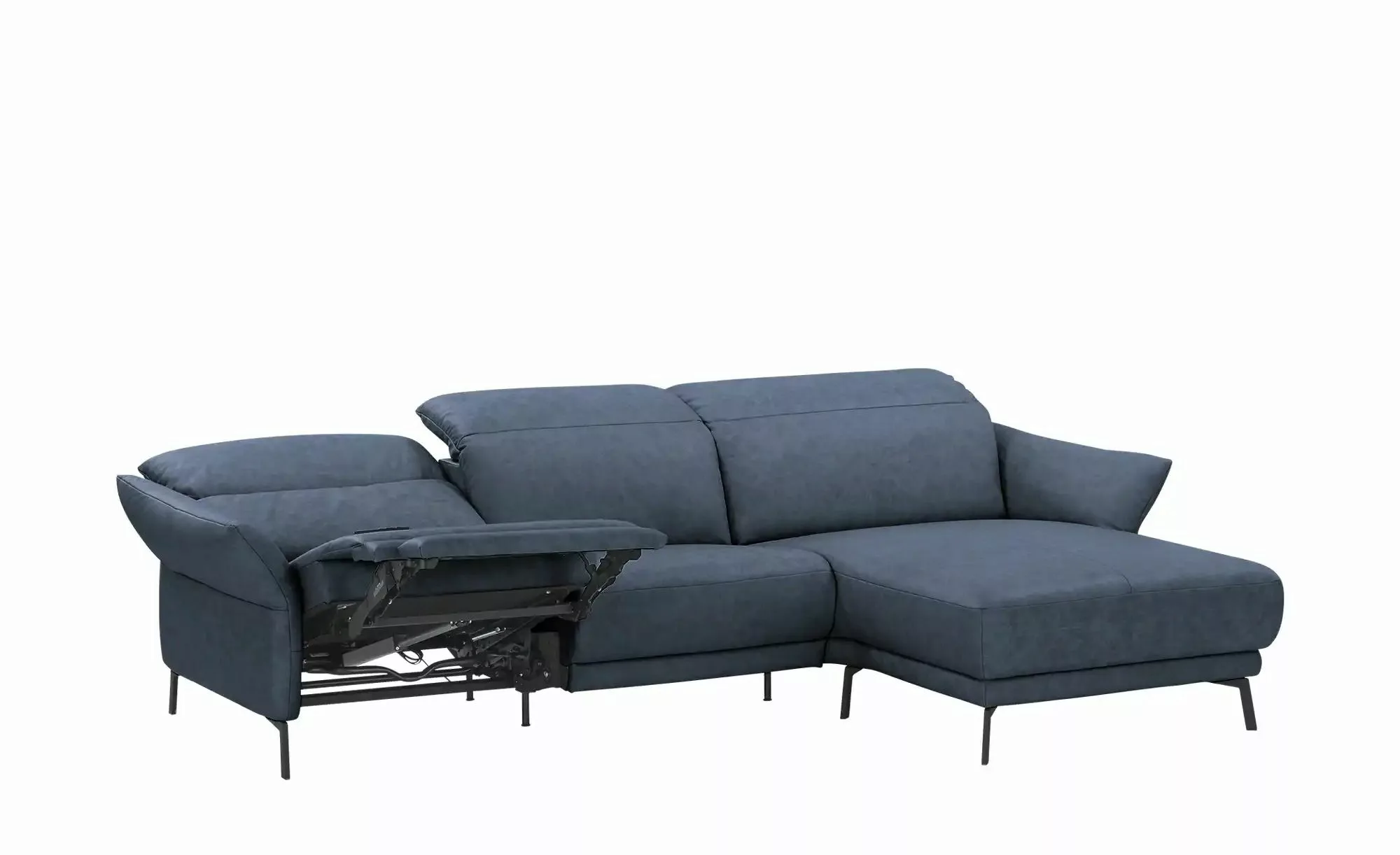 Wohnwert Ecksofa Leder Bellana ¦ blau ¦ Maße (cm): B: 291 H: 101 T: 176 Pol günstig online kaufen