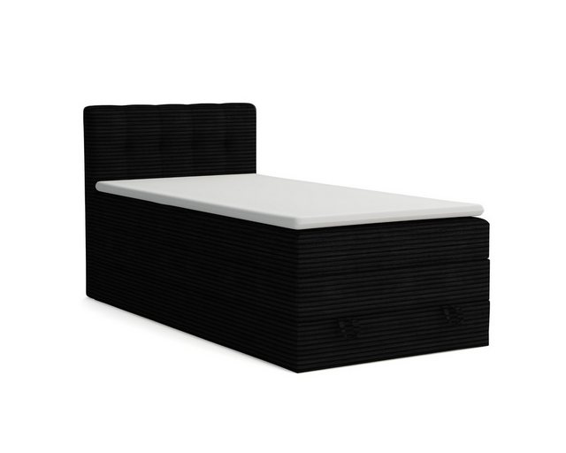 Deine Möbel 24 Boxspringbett Polsterbett Komplettbett Hotelbett Cord-Stoff günstig online kaufen