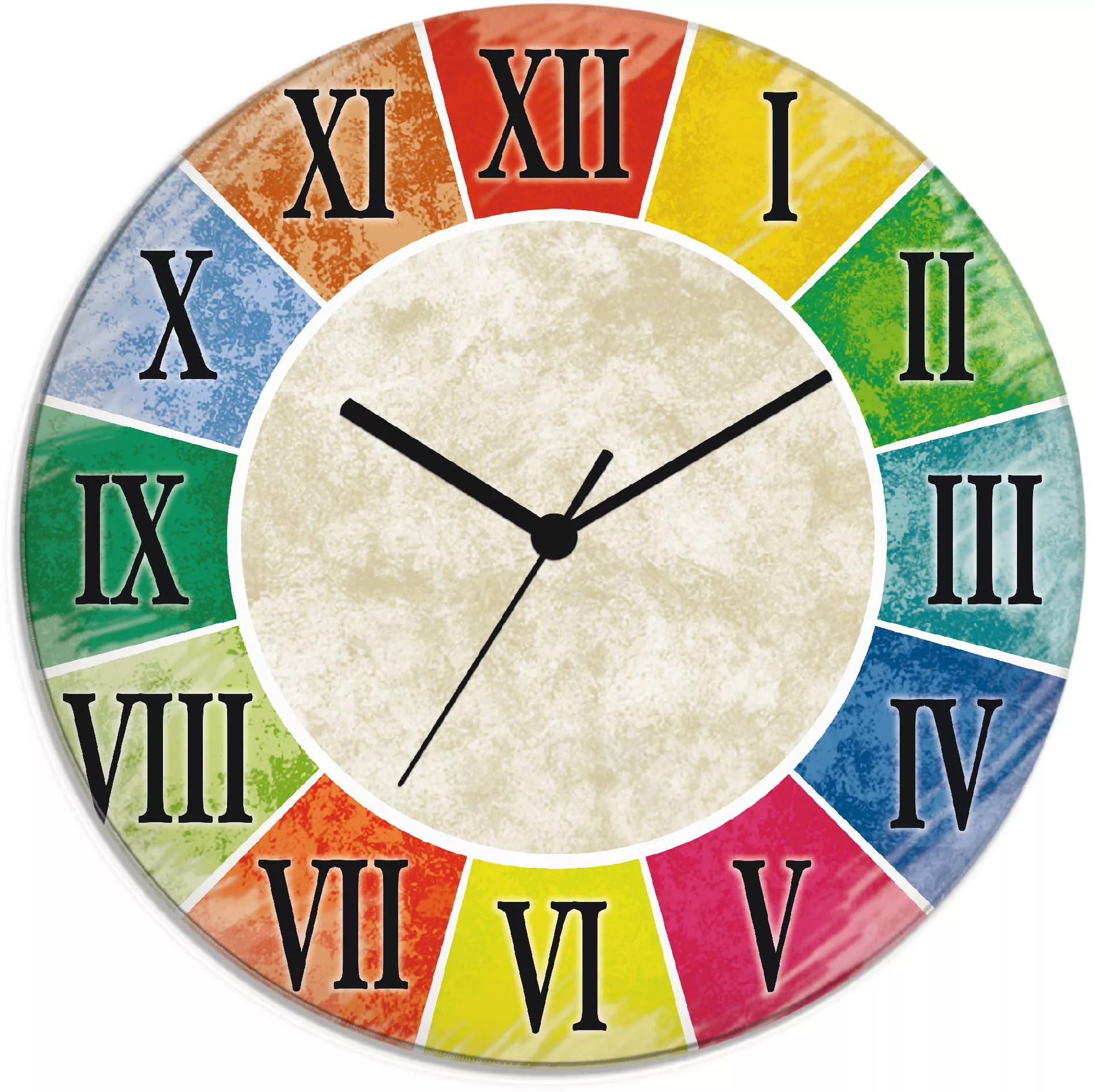 Artland Wanduhr "Römische Ziffern", wahlweise mit Quarz- oder Funkuhrwerk, günstig online kaufen
