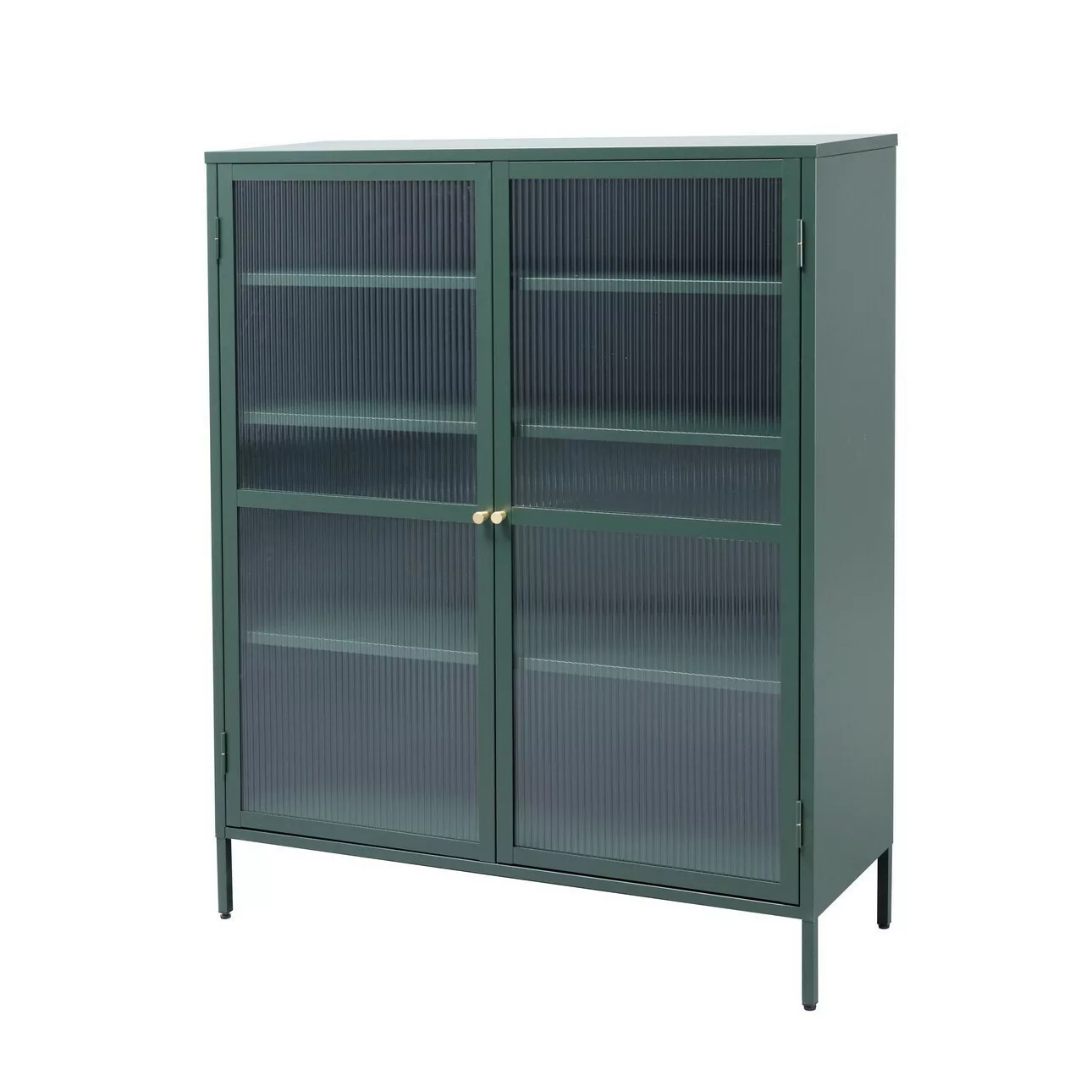 Vitrine Xappa green 111x41x141 cm, 111 x 40,5 x 140,5 cm günstig online kaufen